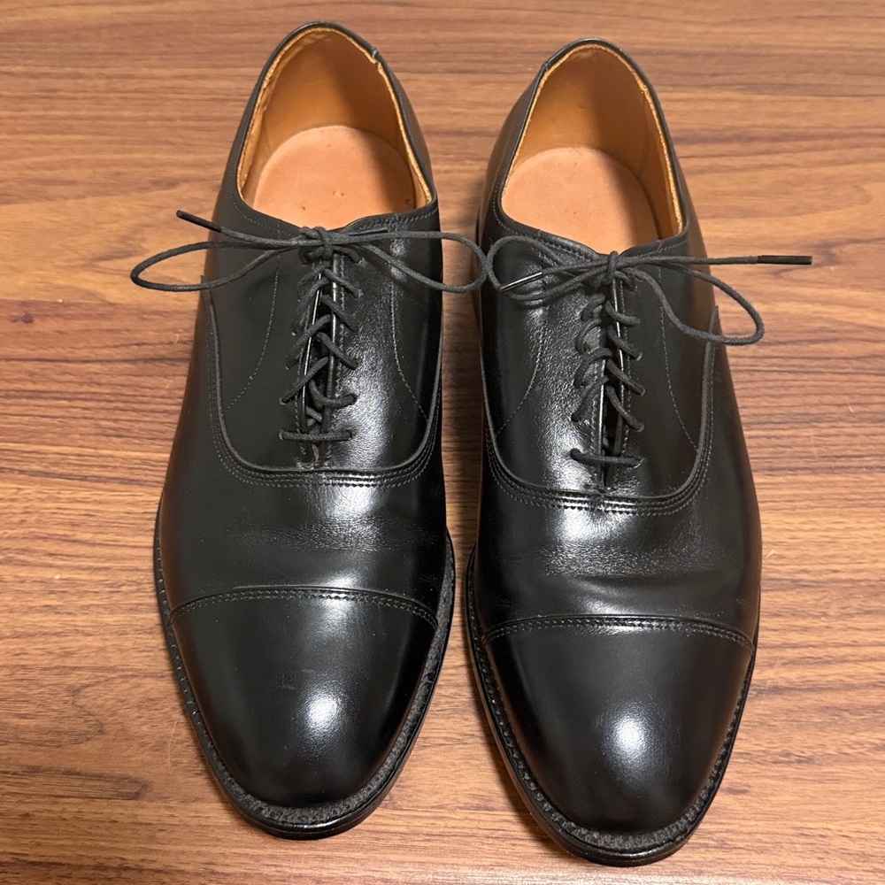 Allen Edmonds Park Avenue Cap Toe Black Men’s Oxford Dress Shoes. Size 6.5.